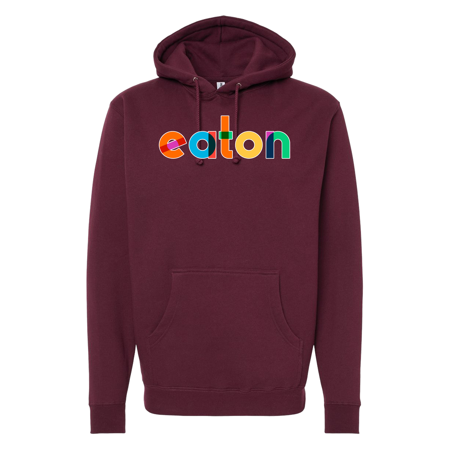 Heavy Rainbow Eaton Adult Hoodie