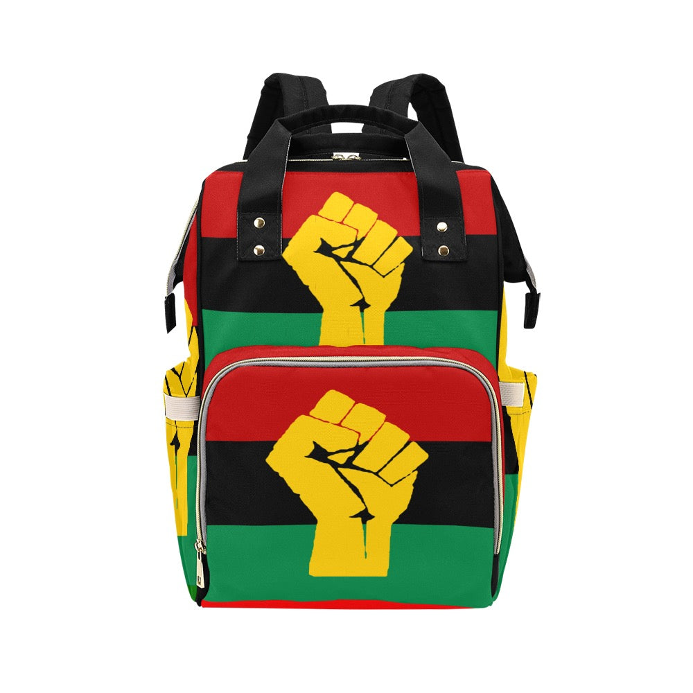 Black Power Backpack/Diaper Bag