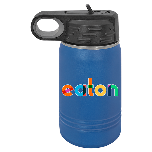 Colorful Eaton Water Bottle 12 oz