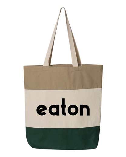 Eaton Tri-Color Tote Bag