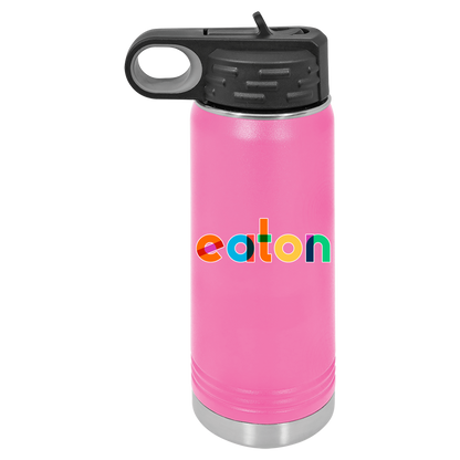 Colorful Eaton Water Bottle 20 oz