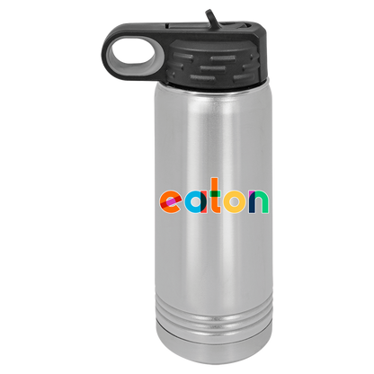 Colorful Eaton Water Bottle 20 oz