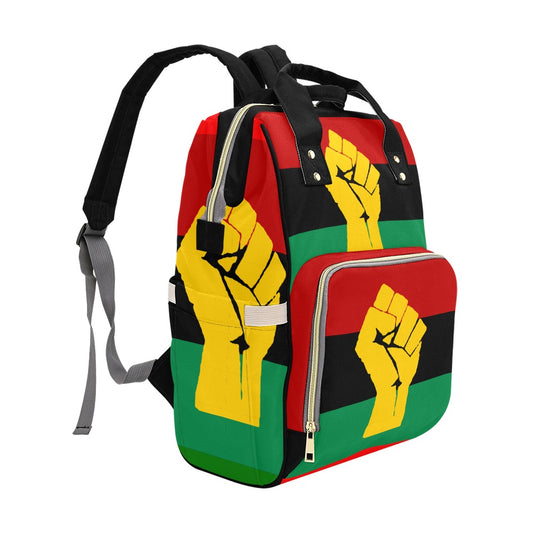 Black Power Backpack/Diaper Bag