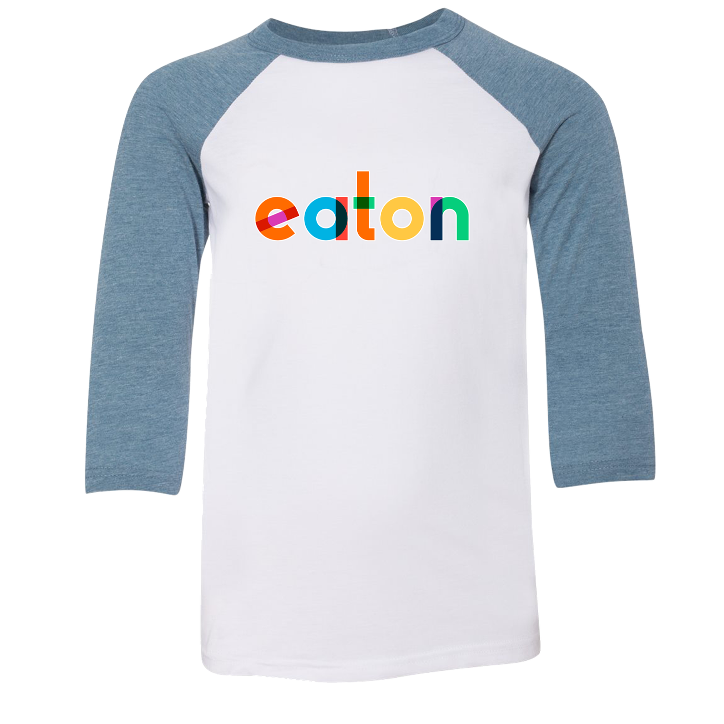 Rainbow Eaton Youth Baseball Tee