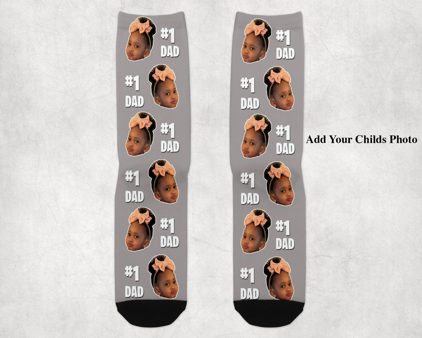 Custom Father's Day Face Sock