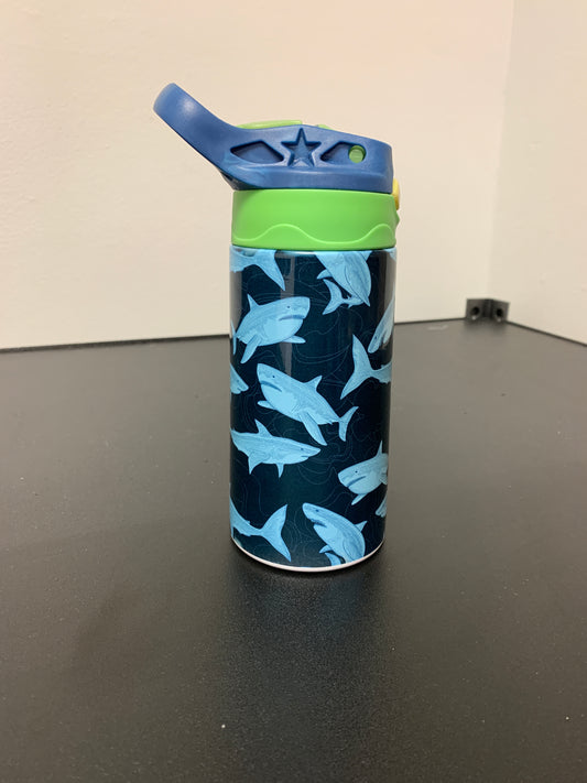 Shark kids water bottle