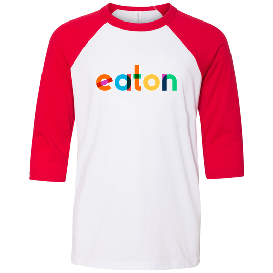 Rainbow Eaton Youth Baseball Tee