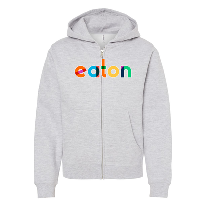Rainbow Eaton Youth Zippered Hoodie