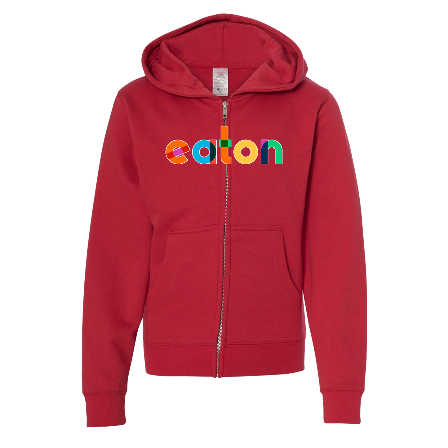 Rainbow Eaton Youth Zippered Hoodie